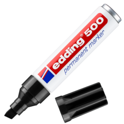 edding 500 Permanent Marker Black Box of 10
