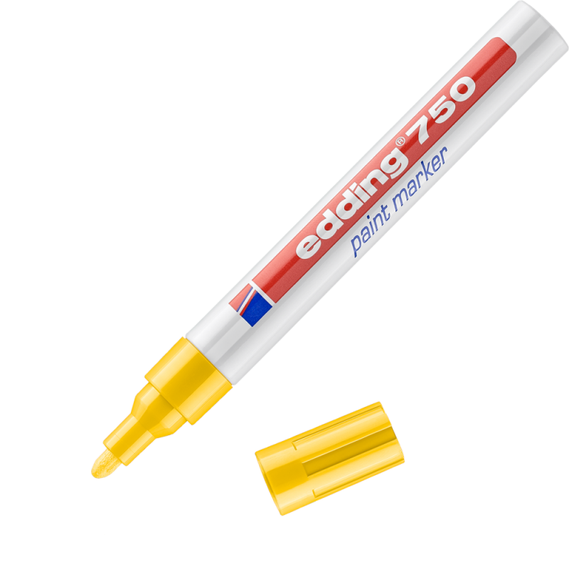 edding 750 Paint marker Yellow Box of 10