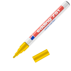 edding 751 Paint marker Yellow Box of 10