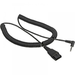 Jabra QD to 2.5 mm Jack 2m Coiled Cord