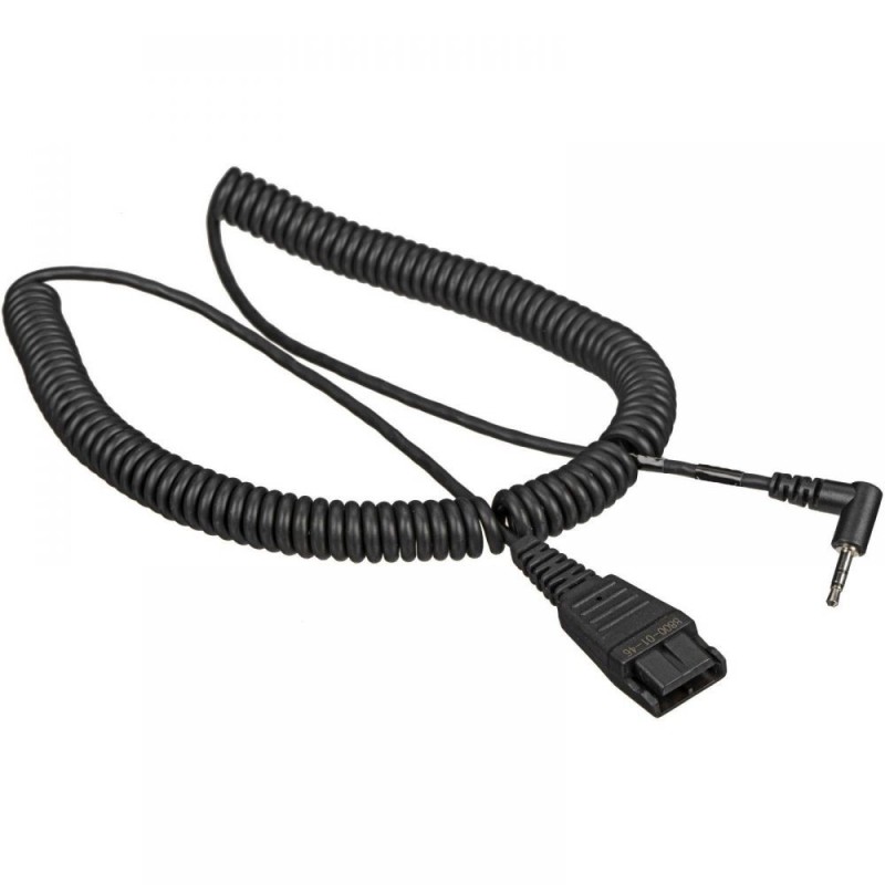 Jabra QD to 2.5 mm Jack 2m Coiled Cord