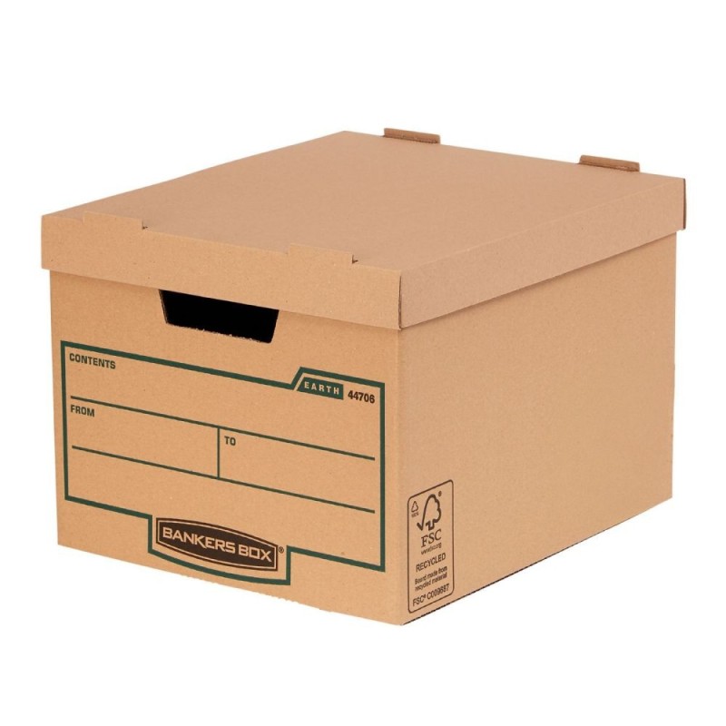 Bankers Box 4479901 Earth Heavy Duty Box Pack of 10