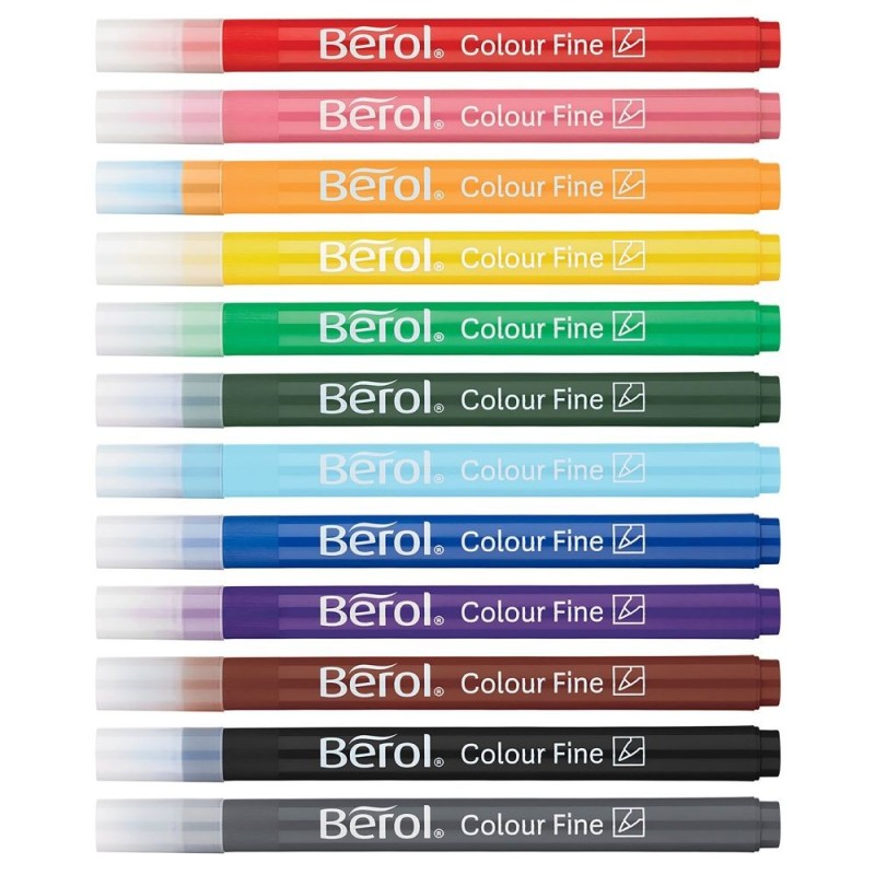 Berol Felt Tip Colouring Pens Assorted colours 0.6mm Box of 288