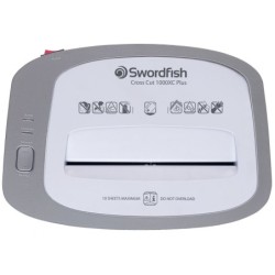 Swordfish 1000XC Plus 10 Sheet Cross Cut Shredder White