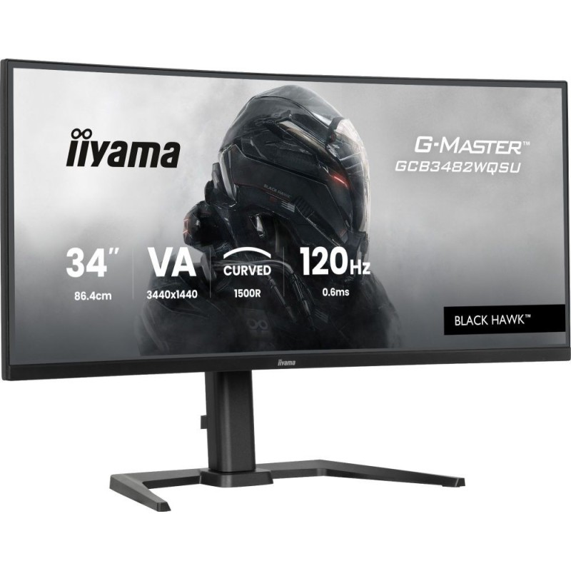iiyama 34 Inch G-MASTER GCB3482WQSU-B1 Monitor