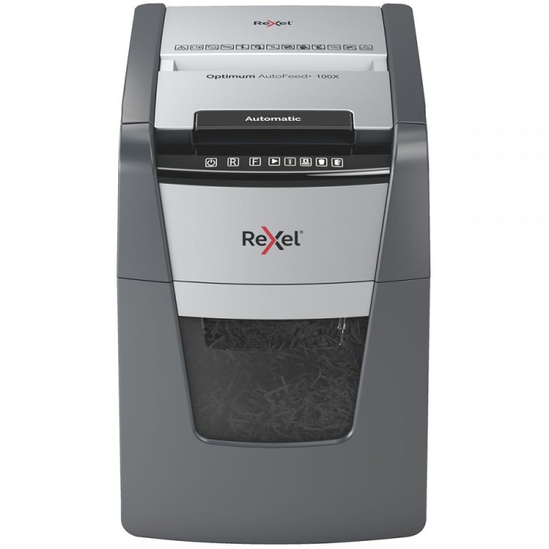 Rexel Optimum AutoFeed Plus 100X Cross Cut Shredder