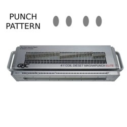 GBC 4410052 Interchangeable 4:1 Spiral Coil Die Set