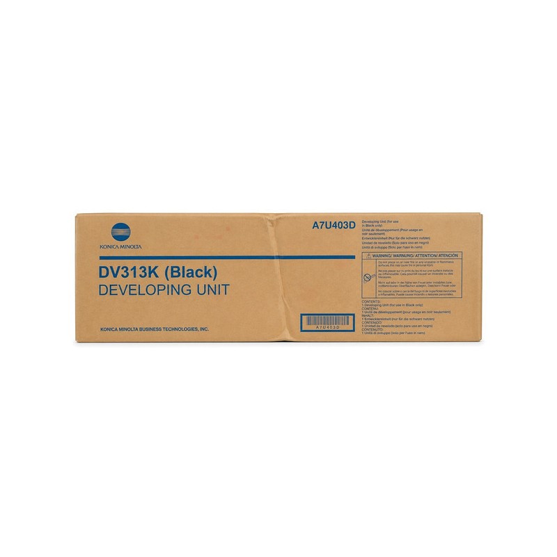 Konica Minolta  (DV-313 K) Original Developer black (A7U403D)