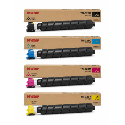 Develop Original Multipack TN-328 CMYK Toners (AAV81D0, AAV84D0, AAV83D0, AAV82D0﻿)