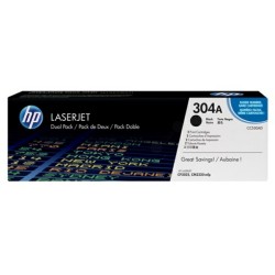 HP  (304A) Original Toner cartridge black twin pack (CC530AD)