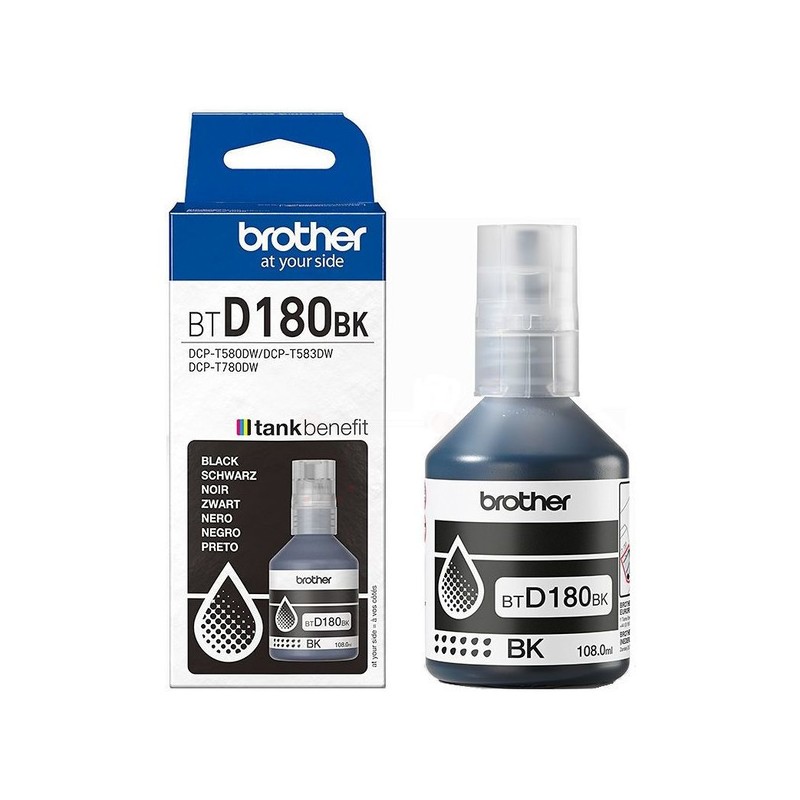 Brother Original Ink bottle black (BT-D180BK)
