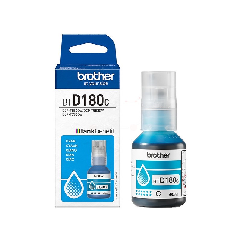 Brother Original Ink bottle cyan (BT-D180C)