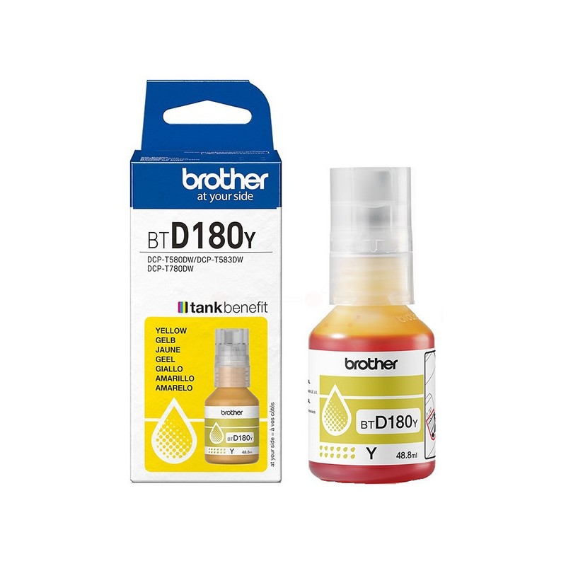 Brother Original Ink bottle yellow (BT-D180Y)