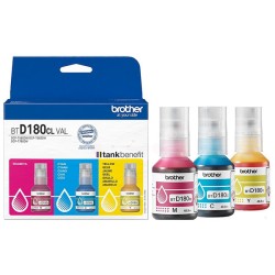 Brother Original Ink bottle Multipack C,M,Y (BT-D180CLVAL)