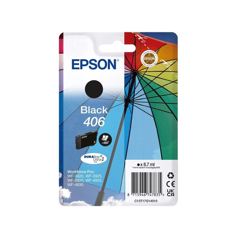 Epson  (406) Original Ink cartridge black (C13T17G14010)