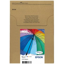 Epson  (406) Original Ink cartridge multi pack Bk,C,M,Y EasyMail (C13T17G64510)
