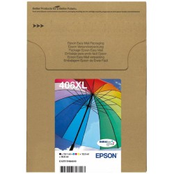 Epson  (406XL) Original Ink cartridge multi pack Bk,C,M,Y high-capacity EasyMail (C13T17H64510)