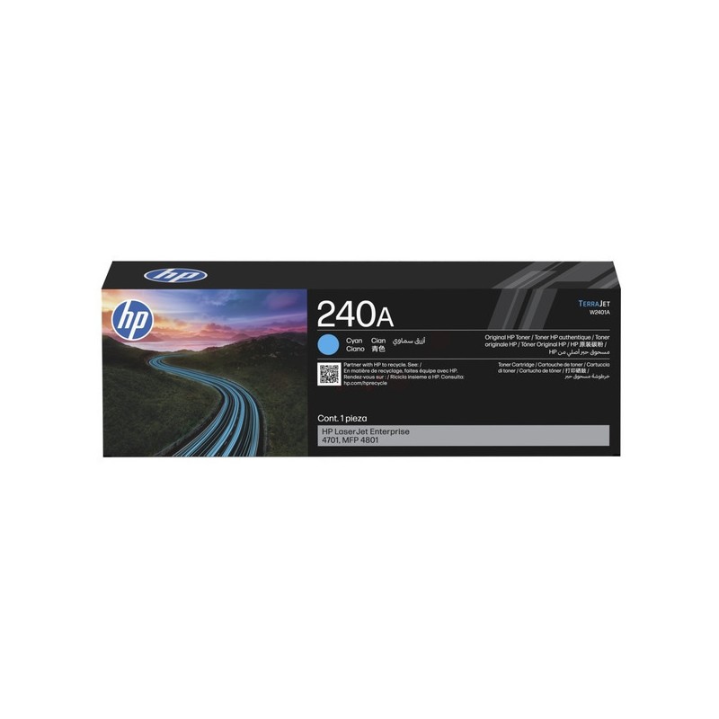 HP  (240A) Original Toner cartridge cyan (W2401A)