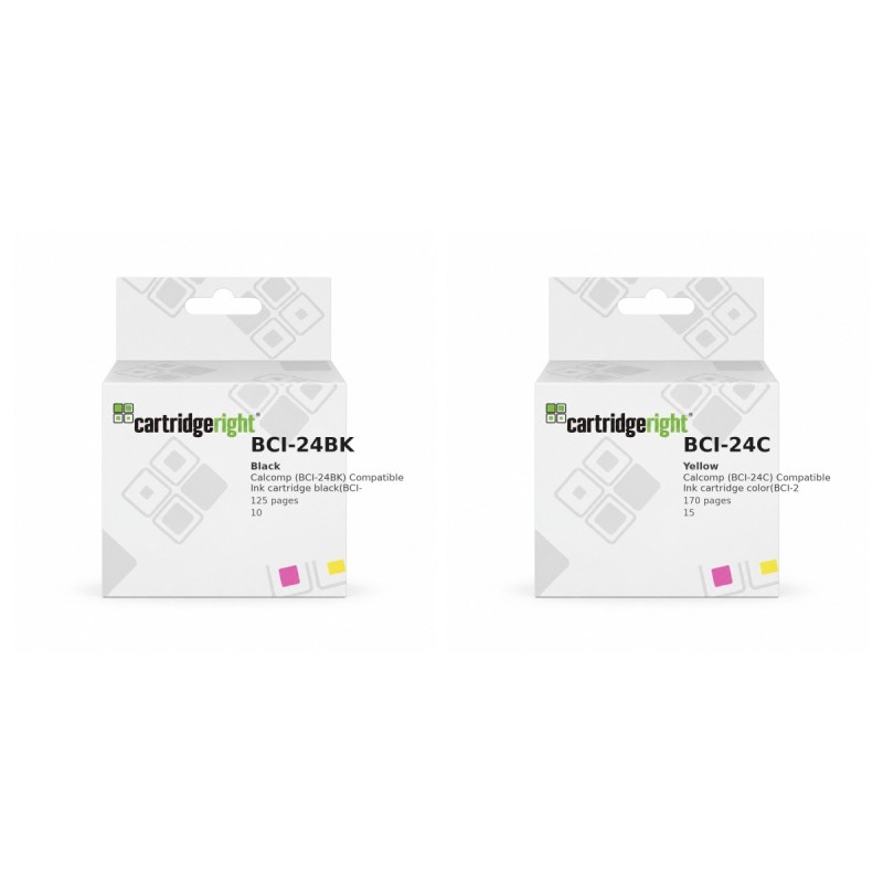 Compatible Ink Multipack - BCI-24BK/BCI-24C